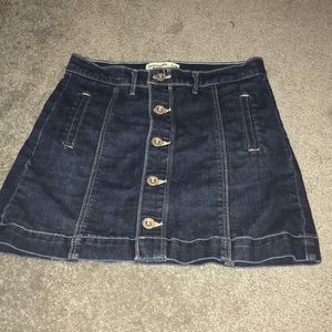girls jean skirt